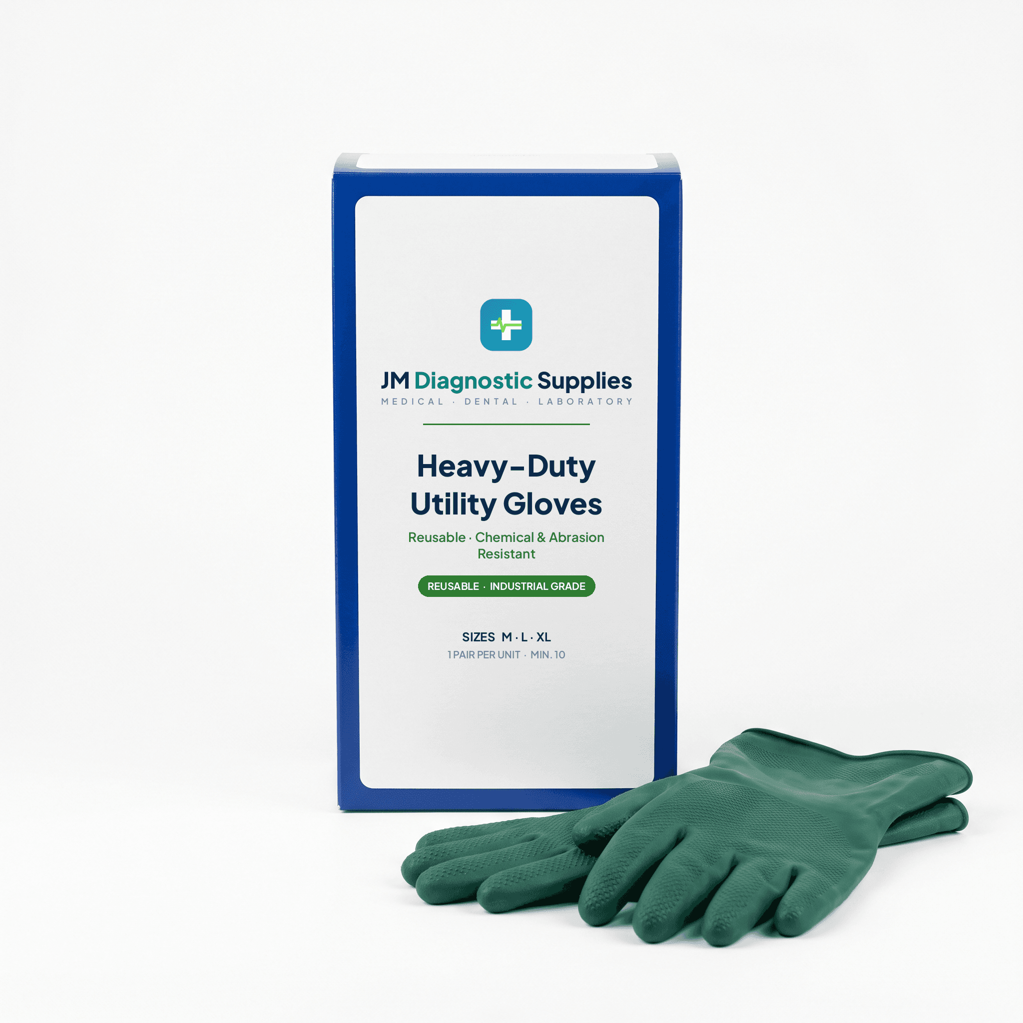 Heavy-Duty Utility Gloves, Reusable